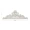 White Wood French Country Carved Wall Decor 14" x 39" x 3"